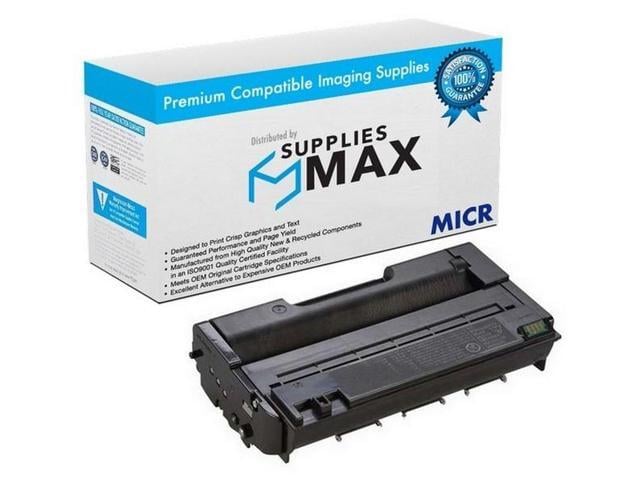 SuppliesMAX Compatible MICR Replacement for Gestetner Corp SP-3500N/SP-3500SF/SP-3510DN/SP-3510SF Toner Cartridge (6400 Page Yield) (TYPE SP3500XA)...