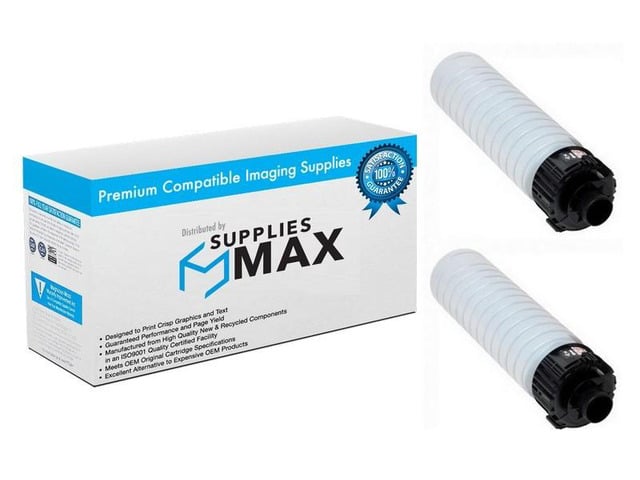 SuppliesMAX Compatible Replacement for Savin IM-2500/IM-3500/MP-2554/MP-3054/MP-3055/MP-3554/MP-3055 Series Black Toner Cartridge (2/PK-24000 Page...