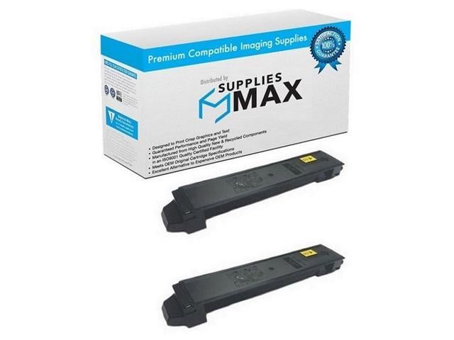 SuppliesMAX Compatible Replacement for Kyocera Mita FS-C8020 /FS-C8025 /FS-C8520 /FS-C8525 /TASKalfa 205C/TASKalfa 255C Black Toner Cartridge...