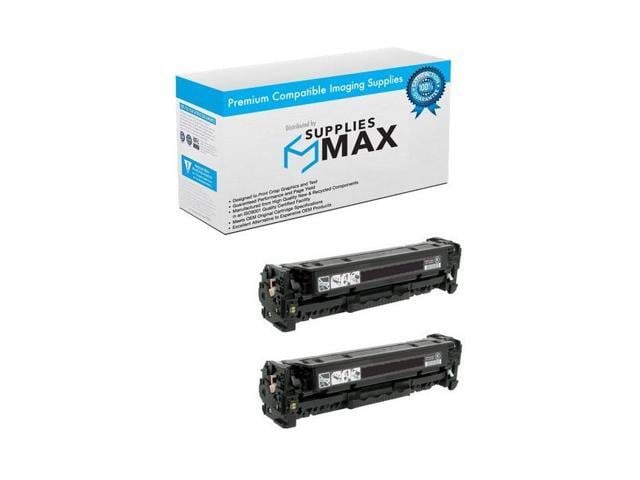 HP SuppliesMAX Compatible Replacement for HP Laser Jet Pro Color M351/M375NW/M451DN/M451DW/M451NW/M475DN/M475DW Black Toner Cartridge (2/PK-2200 Page...