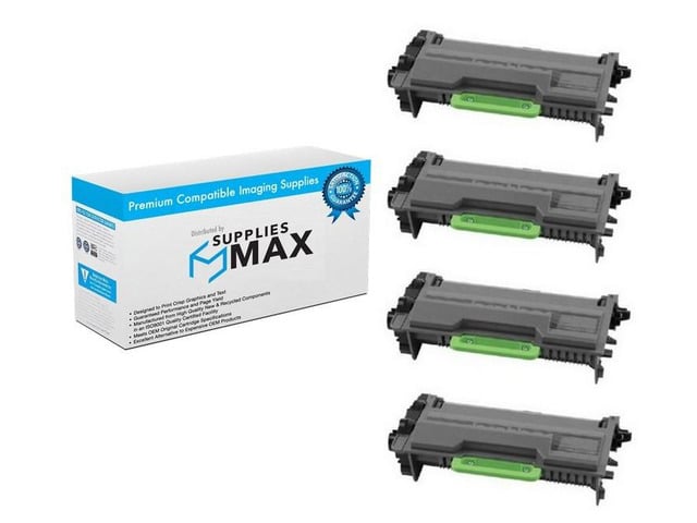Brother SuppliesMAX Compatible Replacement for Brother DCP-L5500/DCP-L6600/HL-L5100/HL-L5200/HL-L6300/MFC-L5700/MFC-L6800/MFC-L6950 Black Toner Cartridge...