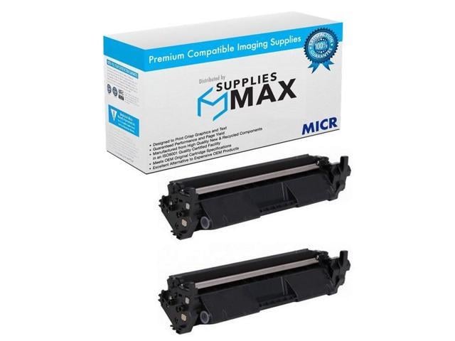 HP SuppliesMAX Compatible MICR Replacement for HP Laser Jet Pro M203DN/M203DW/M227D/M227FDN/M227FDW/M227SDN Black Toner Cartridge (2/PK-1600 Page...