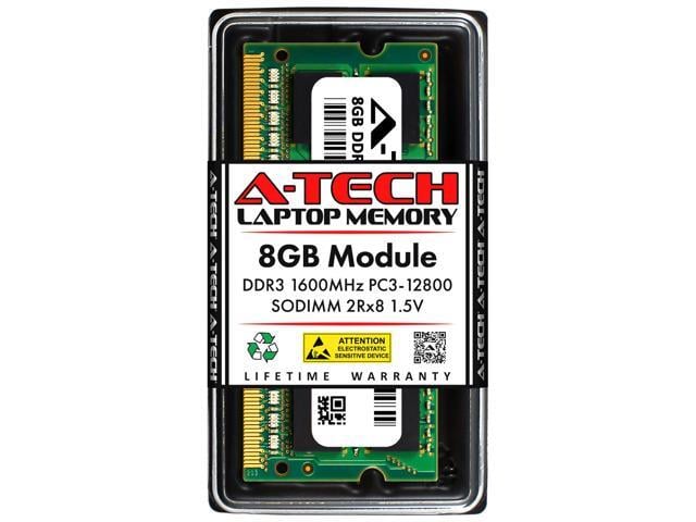 Lenovo 8GB RAM Replacement for IBM-Lenovo 03T6458, 03X6562, 0A65724, 0B46410 DDR3 1600MHz PC3-12800 SODIMM 2Rx8 Laptop Memory