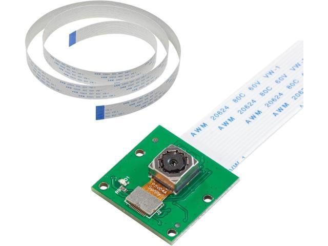 Arducam for Raspberry Pi Camera with Motorized Lens, Adjustable Focal Length for Monitoring 3D Printer, 3.28FT/100CM Long Extension Flex Ribbon...