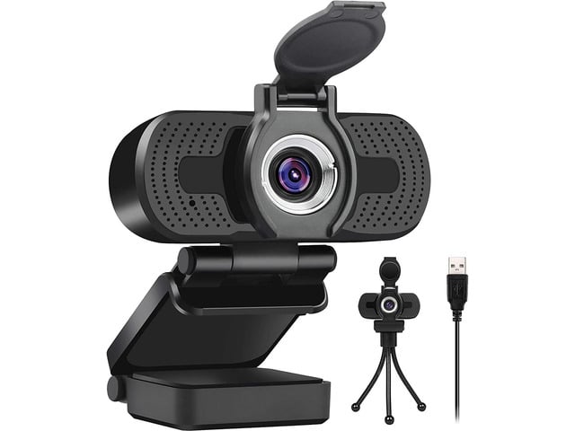 1080p Full Hd Webcam,Computer Laptop Pc Mac Desktop Camera for Conference and Video Call,Pro Stream Webcam with Plug and Play Video...