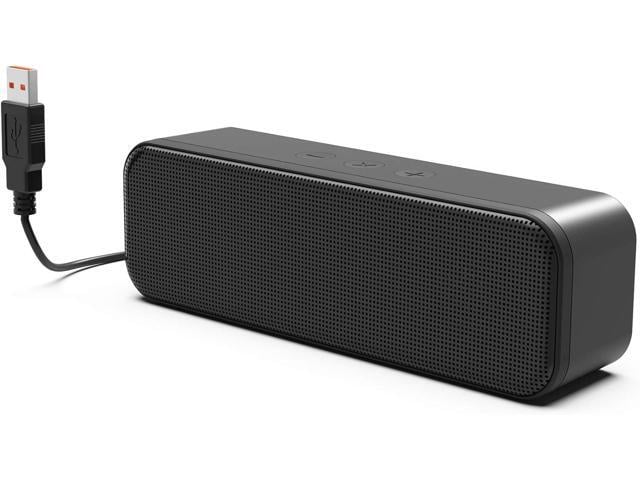 LIELONGREN [Newer] USB Computer Speaker for Desktop, Laptop Speaker, PC Speaker, Small Computer Soundbar with Hi-Quality Sound, Loud Control...