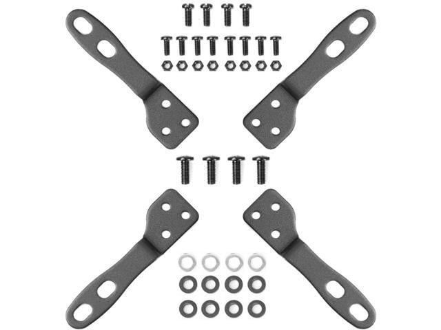 Mount-It! VESA Mount Adapter Kit, 75/100 to 200x200mm Converts small VESA patterns to fit 23-42 inch TVs and monitors, steel construction.