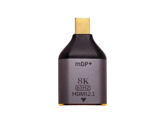 Mini DP DisplayPort 1.4 Source Male to HDTV 2.0 Display 8K 60hz UHD 4K Female Monitor Connector Adapter