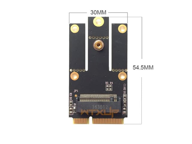Intel M.2 NGFF to Mini PCI-E Converter Adapter for M.2 Wifi Wlan Bluetooth Card for Intel AX200 9260 8265 8260 for Laptop Desktop