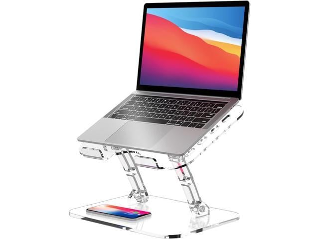 Adjustable Foldable Laptop Stand, Portable Ergonomic Computer Stand for Laptop, Compatible with 10 to 15.6 Inches Notebook Computers