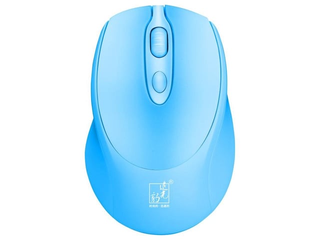 ZGB 361 2.4G Wireless Chargeable Mini Mouse 1600dpi (Blue) Black