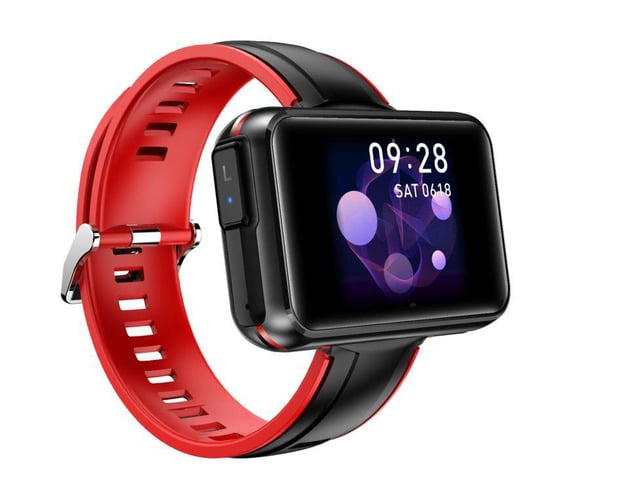 T91 Smart Bracelet Bluetooth Headset Two-In-One Color Screen Pedometer Exercise Heart Rate Blood Pressure Monitoring Bracelet (Red)