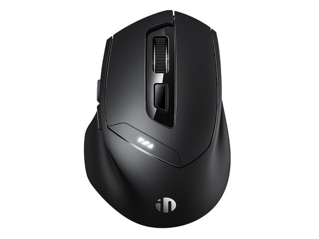 Inphic DR01 Bluetooth 3 Mode Wireless Mouse Charging Quiet Office Game Laptop Computer Home Use DR01 (Black) (Black)
