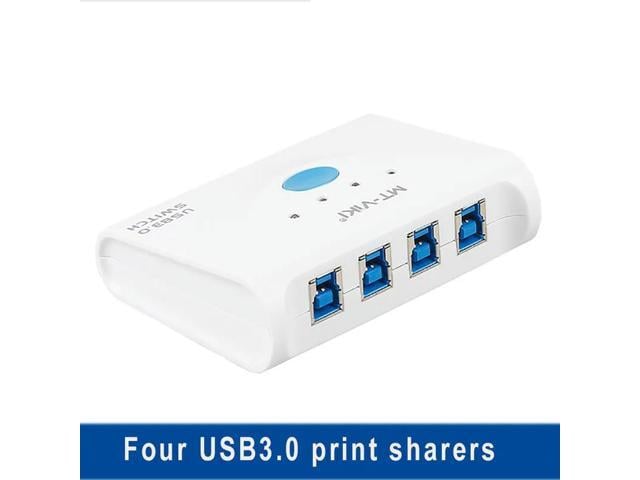 FOR high speed USB3.0 sharing switch type-B 4 port usb3.0 hub printer sharing switch Four in and one out MT-SW341