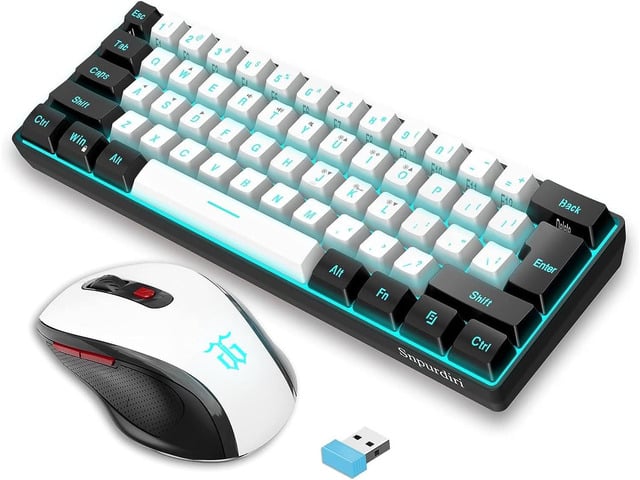 2.4G Wireless Gaming Keyboard and Mouse Combo
