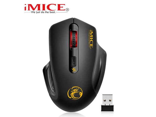 iMice Wireless Mouse 4 Buttons 2000DPI Mause 2.4G Optical USB Silent Mouse Ergonomic Mice Wireless For Laptop PC Computer Mouse