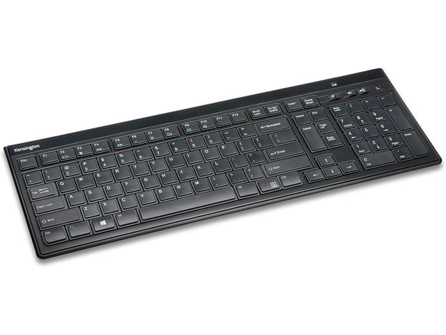 Kensington Slim Type Wireless Quiet Keyboard (K72344US), Black
