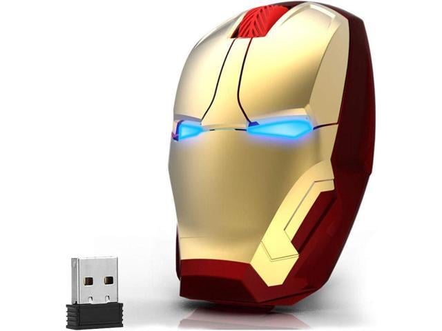 Apple Mikayoo Ergonomic Wireless Mouse, Cool Mice 2.4G Portable Mobile Computer Mouse with USB Nano Receiver for Notebook, PC, Laptop, Computer, MacBook,...