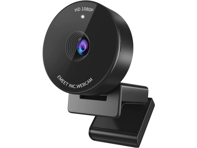 1080P Webcam - USB Webcam with Microphone & Physical Privacy Cover, Noise-Canceling Mic, Auto Light Correction, EMEET C950 Ultra Compact FHD Web...