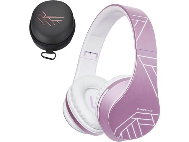 PowerLocus Bluetooth Headphones Over Ear, Wireless Headphones with Microphone, Foldable Headphone, Soft Memory Foam Earmuffs & Lightweight, Micro...