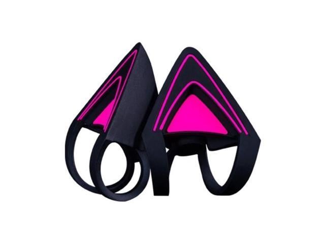 Silicone Cat Ears Lovely Attachable Accessory for V2 Headsets(Purple)