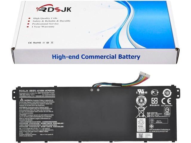 Acer AC14B8K AC14B3K Laptop Battery for Acer Aspire R3-131T R5-471T R5-571T R7-371T Chromebook CB3-111 CB3-511 CB3-531 CB5-571 Swift 3 SF314-51 SF314-52...
