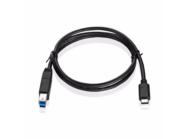 USB Type C to Type B Cable - SuperSpeed Standard USB 3.0 Male Port With Reversible Type C Connector Design For Printer Scanner