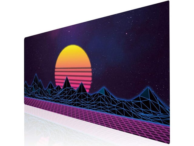 Large Gaming Mouse Pad, Extended XXL Desk Pad & Non-Slip Rubber Mat for Mice and Keyboard with Stitched Edges 90x40 zisesun011