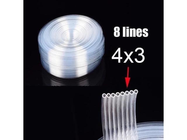 Epson 5 Meter Universal CISS Ink Tube DIY Kit Tank Line Forepson-Canonhp-Brother Printer Pipeline (4x3mm 8 lines)