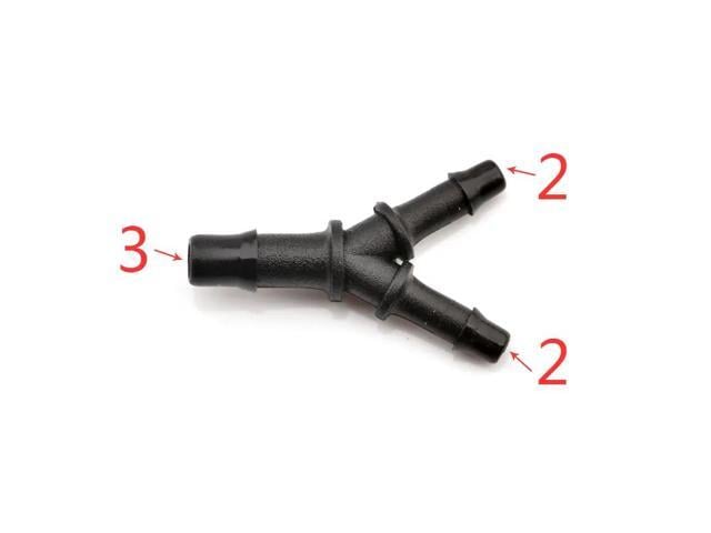 20pcs Eco solvent Y Shape Ink Tube UV Connector for Large format Y Ink Tube white Connector printer machine(2)