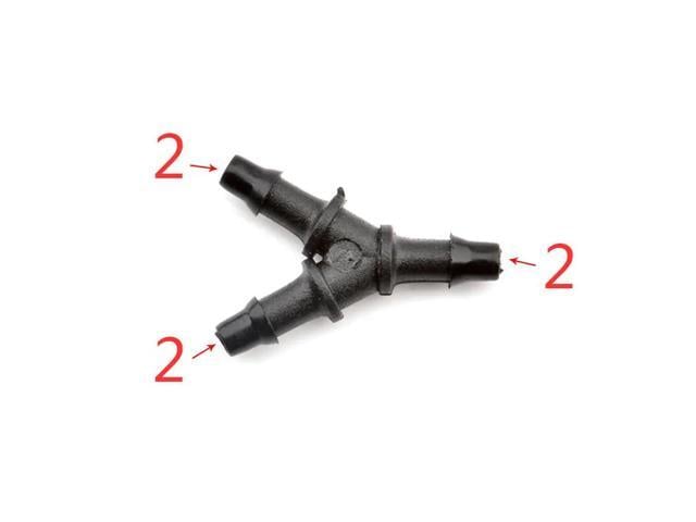 20pcs Eco solvent Y Shape Ink Tube Connector for Large format Y Ink Tube white Connector printer machine(12)