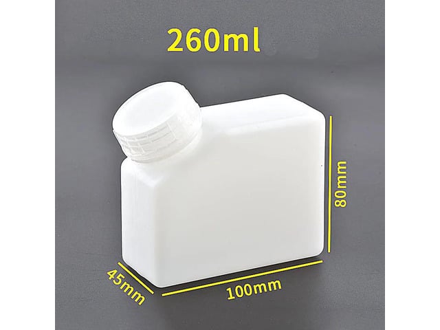 1 PC different Volume Corrosion resistant White UV Eco solven empty ink box ink tank ink kettle for eco solvent and UV printer(260ML White)