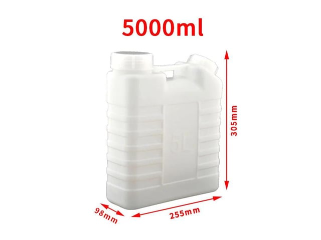 1 PC different Volume Corrosion resistant White UV Eco solven empty ink box ink tank ink kettle for eco solvent and UV printer(5000ML White)
