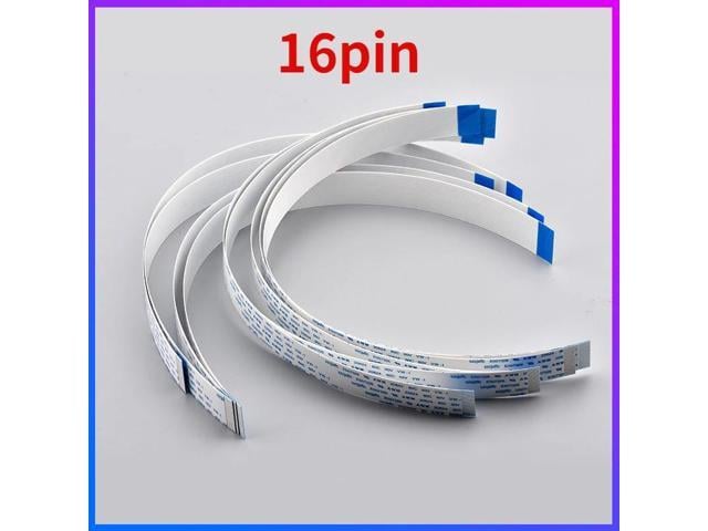 Epson 10pcs printhead data cable forepson-5113 Solvent UV flatbed printer printhead flat data cable 16pin Eco solvent UV printer(60 CM)