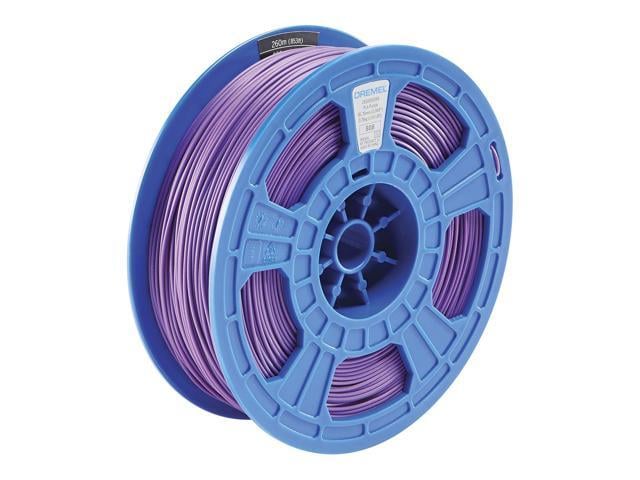 Dremel DigiLab PLA-PUR-01 3D Printer Filament, 1.75 mm Diameter, 0.75 kg Spool Weight, Color Purple, RFID Enabled, New Formula and 50 Percent More...