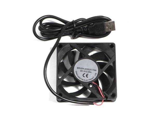 70mm Fan 7025 7015 7010 DC 5V USB Connector Quiet Cooling Fan for DIY Cooling Router Game TV Box Power Supply(1.5cm)
