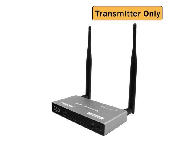(UK Plug)(1 TX only)200M Wireless HDMI Extender 1080P Wifi HDMI KVM Extender Wireless Video USB transmitter with Loop-out IR Support Keyboard Mouse