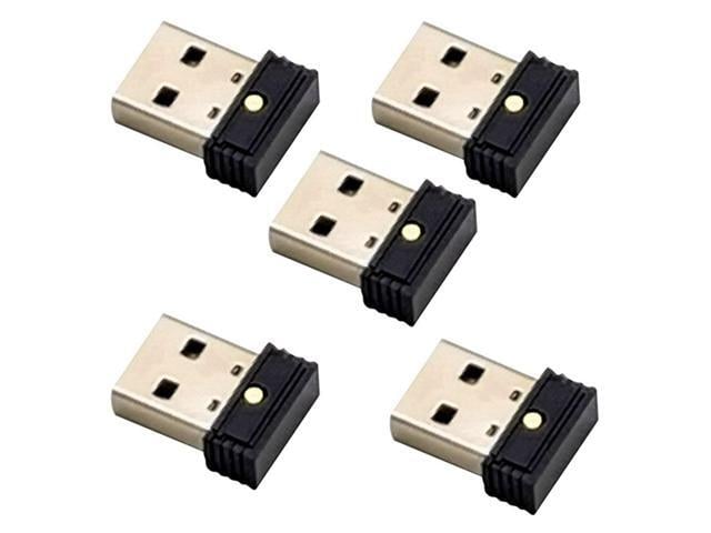5Pcs USB Mouse Jiggler, Automatic Computer Mouse Mover Jiggler, Keeps Computer Awake,Simulate Mouse Movement