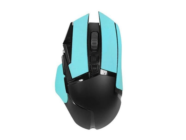 Non-Slip Mouse Skin Grips Skates for G502 Gaming Mice Side Sticker Pads(Blue)