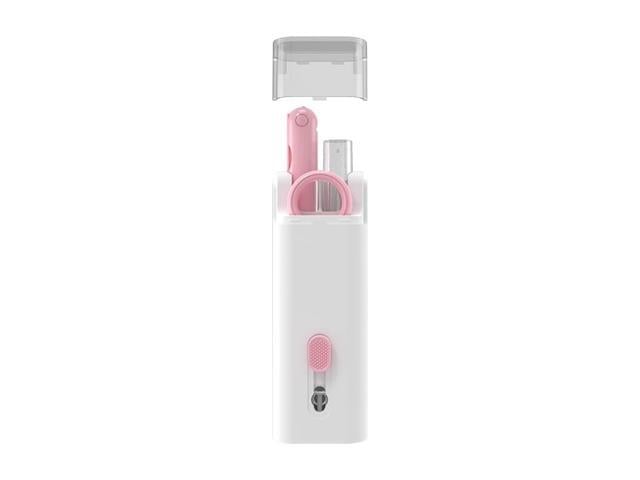 keyboard cleaning kit 7 in 1 Cleaner Brush Earphone Cleaning Pen For Headset iPad Phone Cleaning Tools Cleaner Keycap Puller Kit(Pink)