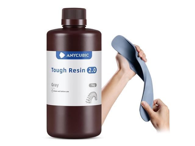 ANYCUBIC Tough Resin 2.0, 3D Printer Resin with Upgraded High Toughness and High Precision, 365-405nm Fast Curing 3D Resin for 4K 8K LCD/DLP/SLA 3D...