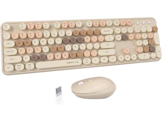 Colorful Wireless Keyboard and Mouse Combos