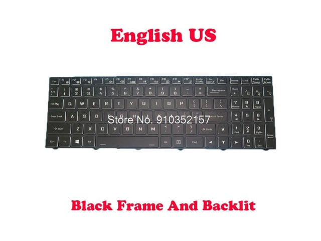 HP Laptop Backlit Keyboard For CLEVO NP60HP NP60PNH NP60PNJ NP60PNK NP60PNP English US