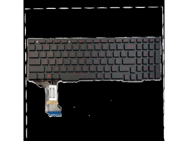 ASUS US for Asus Laptop Keyboard GL553 GL553V GL553VW ZX553VD ZX53V ZX73 FX553VD FX53VD FX753VD FZ53V Backlit Replacement Dns