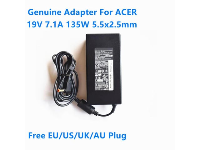 Acer 19V 7.1A 135W 5.5x2.5mm ADP-135KB T Power Supply AC Adapter For ACER PA-1131-16 Laptop Charger