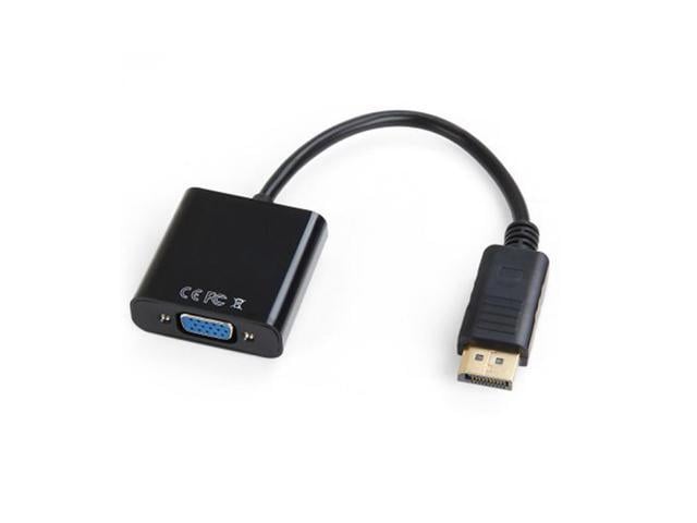 DisplayPort to VGA Cable DP to VGA Adapter DP Cable Display Port DP Male to VGA Female Adapter Cable for Monitor Projector