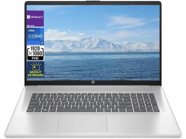 HP 17.3' FHD Business Laptop - Intel Core i7 1355U - Backlit KB - 64 GB RAM,1 TB PCIe SSD - Win 11 Home
