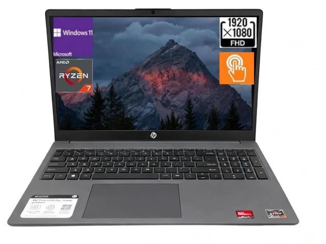 HP 15-fc0204nr Business Laptop,15.6' FHD Touchscreen,AMD Ryzen 7 5825U,Wi-Fi 6 and Bluetooth 5.4,32 GB RAM,1 TB PCIe SSD,Win 11 Pro