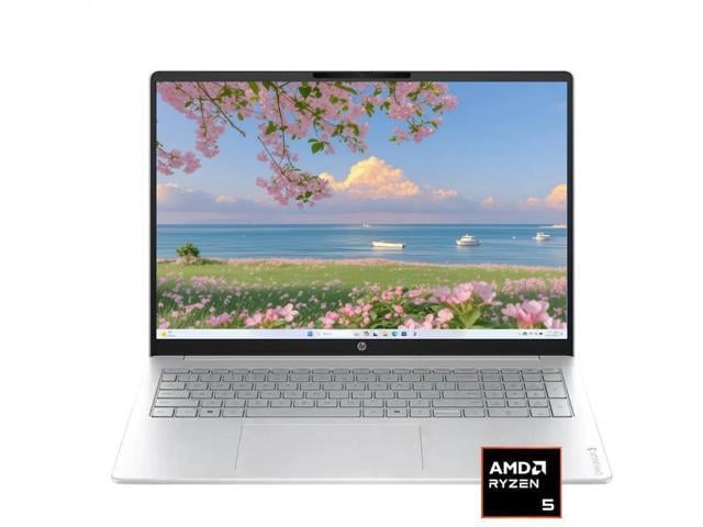HP OmniBook 3 Business Laptop -16' 2K Touchscreen -AMD Ryzen 5 40 processor -AI Assitant -8GB LPDDR5 RAM,1 TB SSD -Win 11 Home