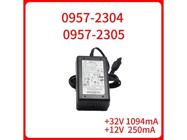 HP 12V250MA AC Adapter Charger 0957-2304 0957-2305 for HP Officejet 6100 6600 6700 7110 7610 7612 Printer Scanner Power